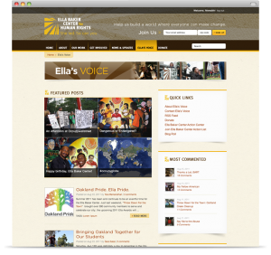 Ella Baker Center for Human Rights - Ella's Voice Blog main page